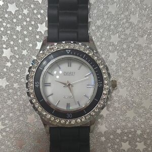 Diamond Supply Co. Black and Silver Women's Watch